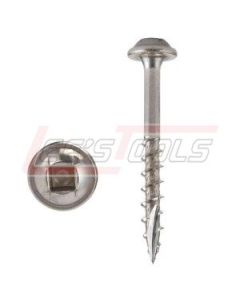 KREG TOOL SML-C125S5-100 Kreg 305 Stainless Steel Pocket Screws - 1-1/4", #8 Coarse, Washer-Head, 100ct