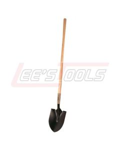 KRAFT GG864 Round Point Shovel w/48" Long Wood Hdl