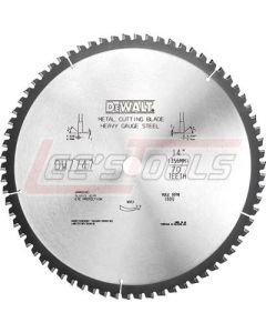 DEWALT DWA7747 14" 66T Heavy Gauge Ferrous Metal Cutting 1" Arbor