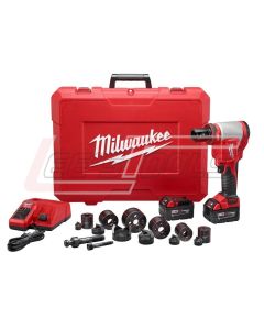 MILWAUKEE 2676-22 FORCELOGIC™ M18™ 10-TON KNOCKOUT TOOL 1/2" TO 2" KIT