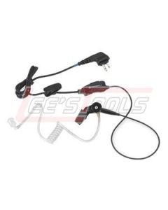 MOTOROLA HKLN4477A CLEAR SURVEILLANCE EARPIECE W/INLINE PTT MIC - CLS, DTR, RM, RDX