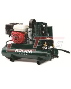ROLAIR 6590HK18-001 Heavy-Duty, Single Stage, Cast-Iron Twin Cylinders,6.5 HP, 13.8 CFM, Honda 4 Cycle