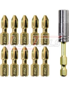 MAKITA B-27159 11PC ULTRA MAGNETIC INSERT BITS