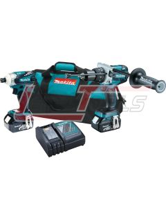MAKITA XT252M 18V LXT® Lithium-Ion Brushless Cordless 2 Pc. Combo Kit XPH07, XDT01, bag (4.0 Ah)