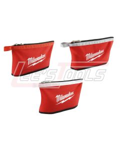 MILWAUKEE 48-22-8193 3 PK Color Zippered Pouches