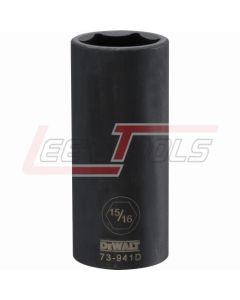 DEWALT DWMT73941OSP DWMT 6PT 1/2'' DR DP  IM SKT 15/16'' SAE