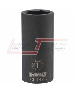 DEWALT DWMT73942OSP DWMT 6PT 1/2'' DR DP  IM SKT 1'' SAE