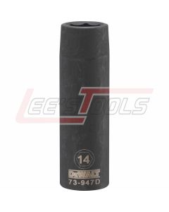 DEWALT DWMT73947OSP DWMT 6PT 1/2'' DR DP  IM SKT 14 MM