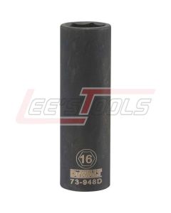 DEWALT DWMT73948OSP DWMT 6PT 1/2'' DR DP  IM SKT 16 MM