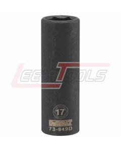 DEWALT DWMT73949OSP DWMT 6PT 1/2'' DR DP  IM SKT 17 MM