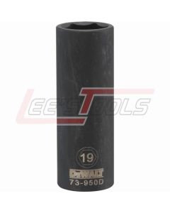 DEWALT DWMT73950OSP DWMT 6PT 1/2'' DR DP  IM SKT 19 MM