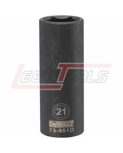 DEWALT DWMT73951OSP DWMT 6PT 1/2'' DR DP  IM SKT 21 MM