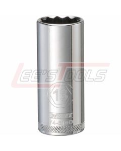 DEWALT DWMT74510OSP DWMT 12PT 3/8IN DR DP SKT 18MM