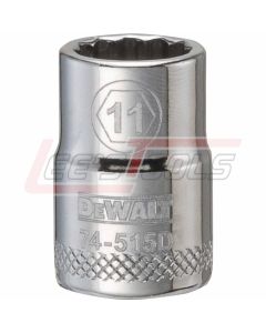 DEWALT DWMT74515OSP DWMT 12PT 3/8IN DR SKT 11MM