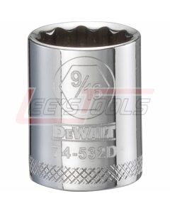 DEWALT DWMT74532OSP DWMT 12PT 3/8IN DR SKT 9/16IN SAE