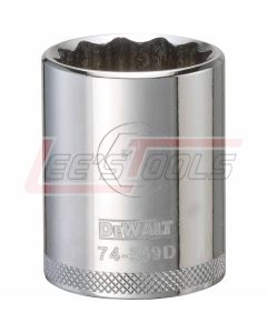 DEWALT DWMT74560OSP DWMT 12PT 1/2IN DR SKT 1/2IN SAE
