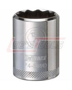 DEWALT DWMT74569OSP DWMT 12PT 1/2IN DR SKT 13/16IN SAE