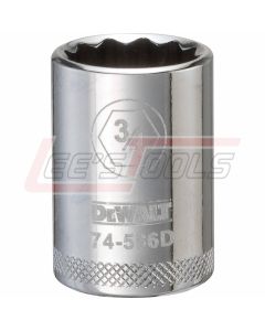 DEWALT DWMT74586OSP DWMT 12PT 1/2IN DR SKT 3/4IN SAE
