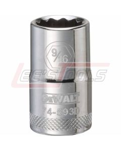DEWALT DWMT74593OSP DWMT 12PT 1/2IN DR SKT 9/16IN SAE