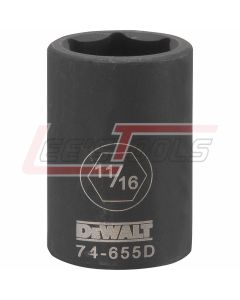 DEWALT DWMT74655OSP DWMT 6PT 1/2IN DR IM SKT 11/16IN SAE
