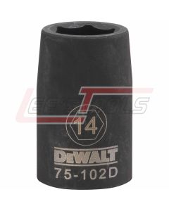 DEWALT DWMT75102OSP DWMT 6PT 1/2IN DR IM SKT 14 MM