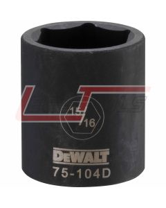 DEWALT DWMT75104OSP DWMT 6PT 1/2IN DR IM SKT 15/16IN SAE