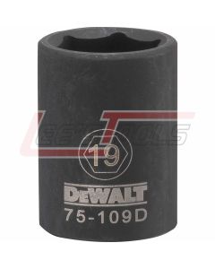 DEWALT DWMT75109OSP DWMT 6PT 1/2IN DR IM SKT 19 MM