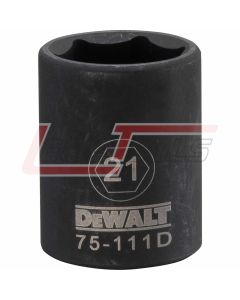 DEWALT DWMT75111OSP DWMT 6PT 1/2IN DR IM SKT 21 MM