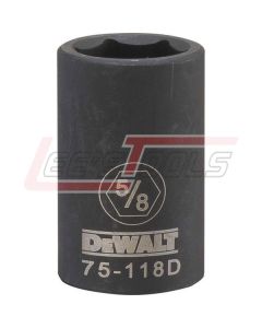 DEWALT DWMT75118OSP DWMT 6PT 1/2IN DR IM SKT 5/8IN SAE