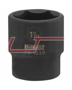 DEWALT DWMT75123OSP DWMT 6PT 1/2IN DR IM SKT 1-1/16IN SAE