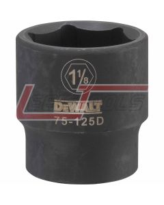 DEWALT DWMT75125OSP DWMT 6PT 1/2IN DR IM SKT 1-1/8IN SAE