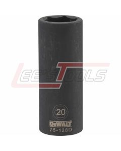 DEWALT DWMT75128OSP DWMT 6PT 1/2IN DR DP IM SKT 20 MM