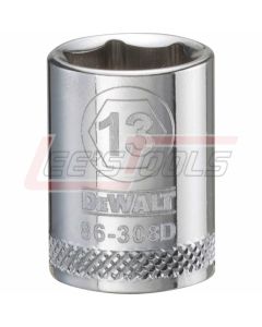 DEWALT DWMT86308OSP DWMT 6PT 3/8'' DR SKT 13 MM