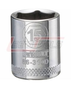 DEWALT DWMT86310OSP DWMT 6PT 3/8'' DR SKT 15 MM