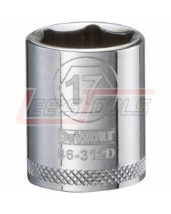 DEWALT DWMT86312OSP DWMT 6PT 3/8'' DR SKT 17 MM