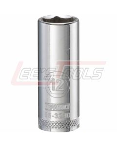 DEWALT DWMT86324OSP DWMT 6PT 3/8'' DR DP SKT 12 MM
