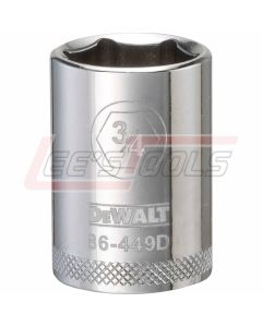 DEWALT DWMT86449OSP DWMT 6PT 1/2'' DR SKT 3/4'' SAE