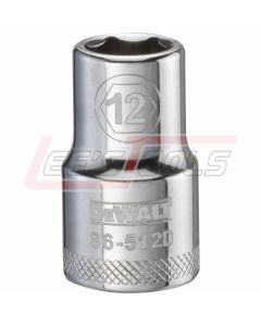 DEWALT DWMT86512OSP DWMT 6PT 1/2'' DR SKT 12 MM