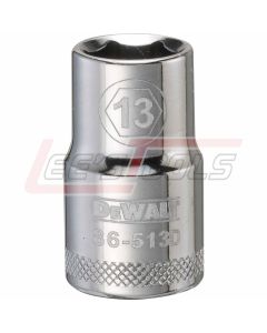 DEWALT DWMT86513OSP DWMT 6PT 1/2'' DR SKT 13 MM