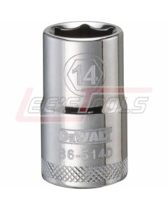 DEWALT DWMT86514OSP DWMT 6PT 1/2'' DR SKT 14 MM