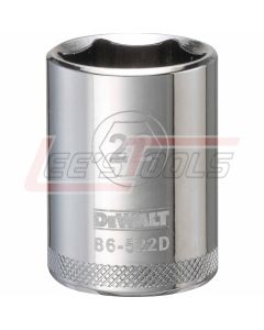 DEWALT DWMT86522OSP DWMT 6PT 1/2'' DR SKT 22 MM