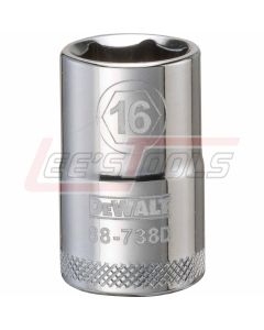 DEWALT DWMT88738OSP DWMT 6PT 1/2'' DR SKT 16 MM