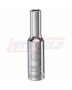 DEWALT DWMT88936OSP DWMT 6PT 1/4'' DR DP SKT 5 MM