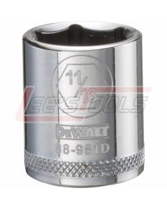 DEWALT DWMT88981OSP DWMT 6PT 3/8'' DR SKT 11/16'' SAE