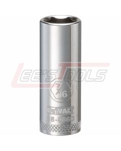 DEWALT DWMT88986OSP DWMT 6PT 3/8'' DR DP SKT 7/16'' SAE