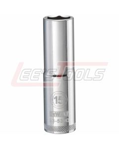 DEWALT DWMT93530OSP DWMT 6PT 1/2'' DR DP SKT 15 MM