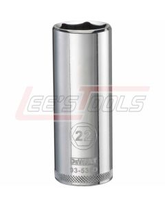 DEWALT DWMT93536OSP DWMT 6PT 1/2'' DR DP SKT 22 MM