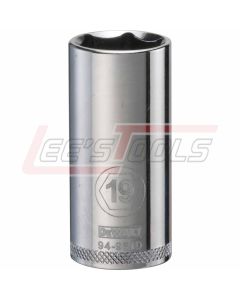 DEWALT DWMT94961OSP DWMT 6PT 3/8'' DR DP SKT 19 MM