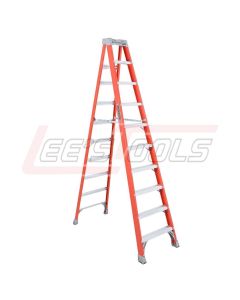 LOUISVILLE FS1510 FIBERGLASS STEP LADDER 1A, 300 LB, - 10' - Fiberglass - Stepladder