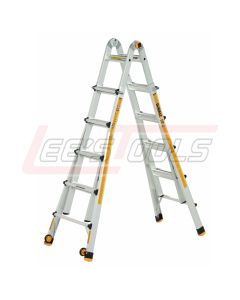 DEWALT LADDER DXL2090-22 DeWalt DXL2090-22 Aluminum Multi-Purpose Step Ladder, 22 Feet